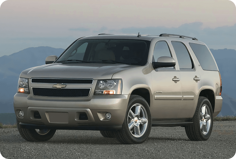 Silver SUV on a mountain road